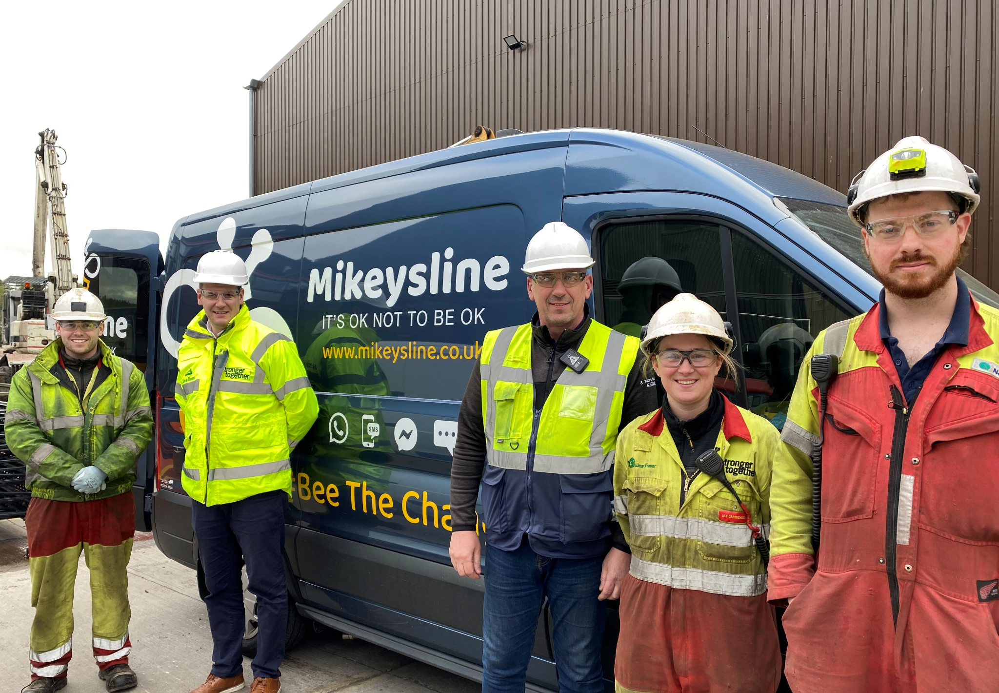 Mikeysline's Hive on the Road van supports rural mental health in the Scottish Highlands. 